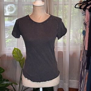 ☀️SUMMER CLEARANCE SALE☀️ Free People Distressed Black Women's Top